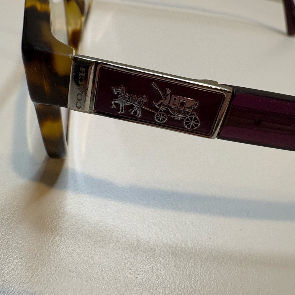 COACH EYEGLASSES HC6062(Darcy)5273‎ (Spotty Tort/Purple) 51•16•135 COACH GLASSES - Picture 11 of 12